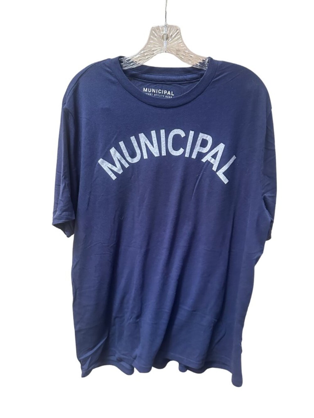 Municipal Blue Logo Short Sleeve Shirt - Men's XL
